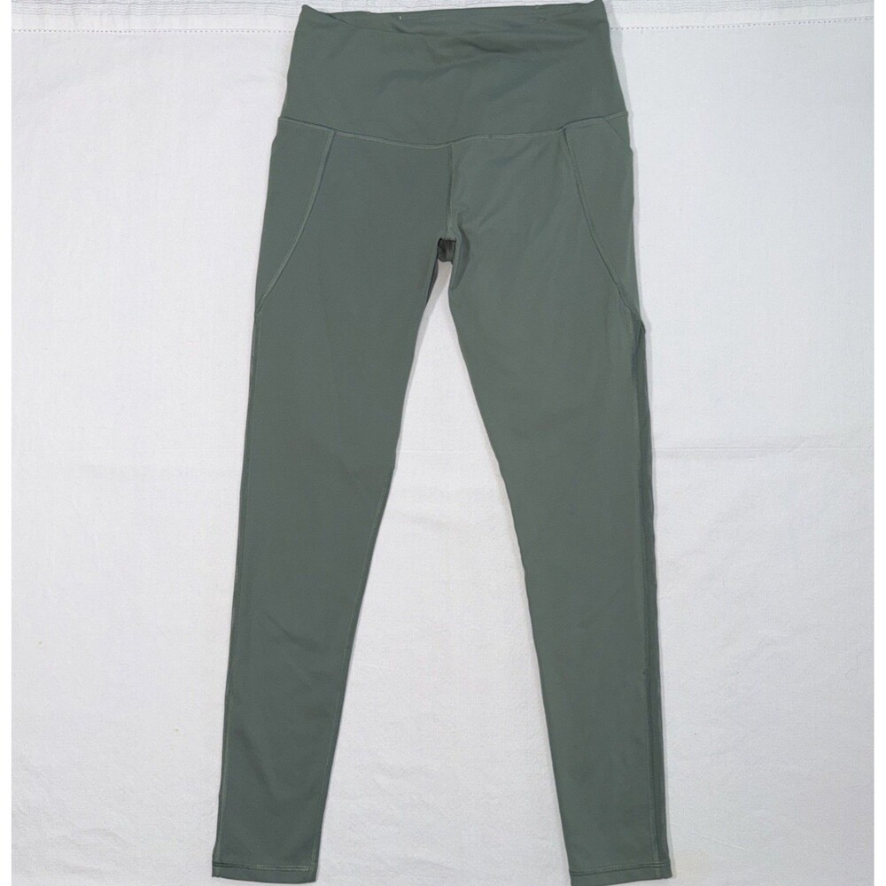 VS Sport High Waist Ankle Leggings Dark Green M Athletic Stretch
